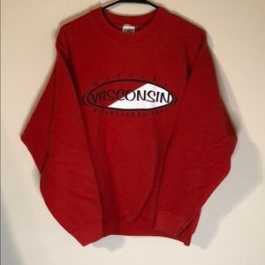 Wisconsin Badgers vintage crewneck sweater
